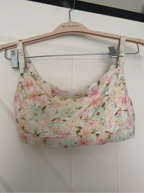 Abercrombie Curve Love Floral Swim Top Size M